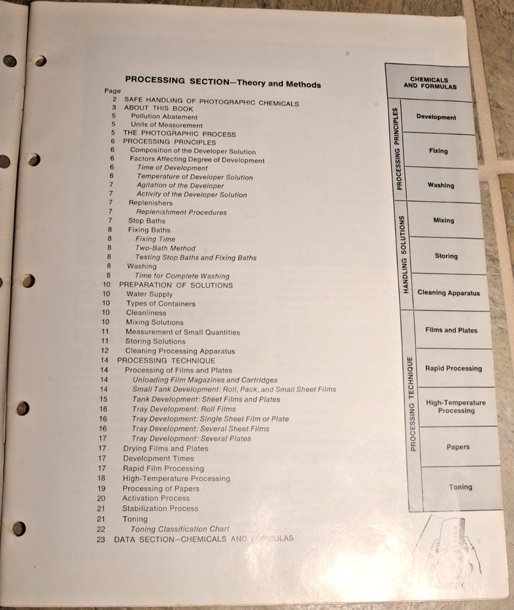 1973 Kodak Processing Chemicals & Formulas for B&W, Pub. J-1 7th Ed. 1977  READ 4
