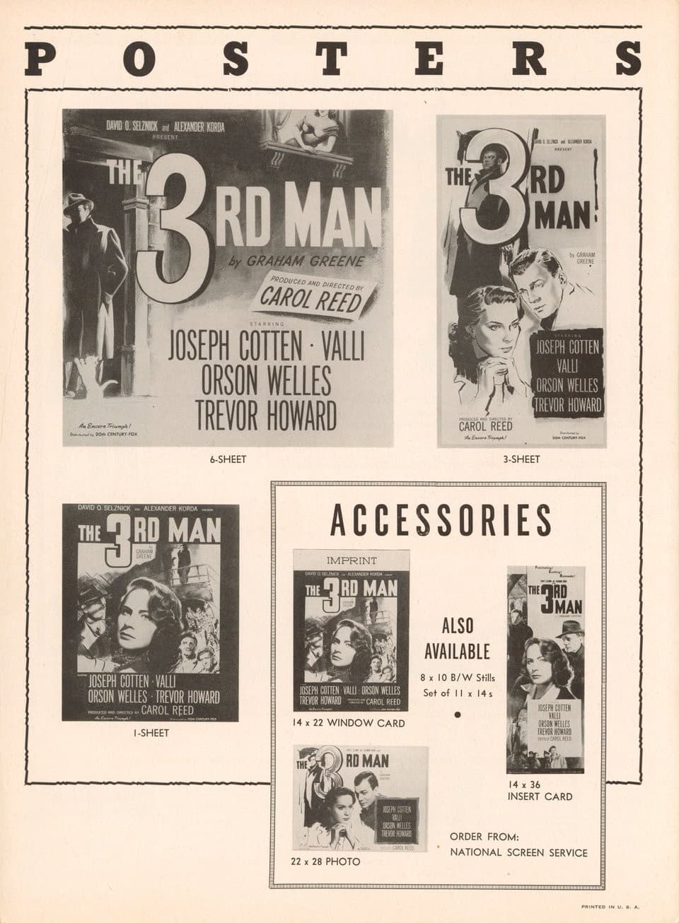 The Third Man R1956 U.S. Pressbook 3