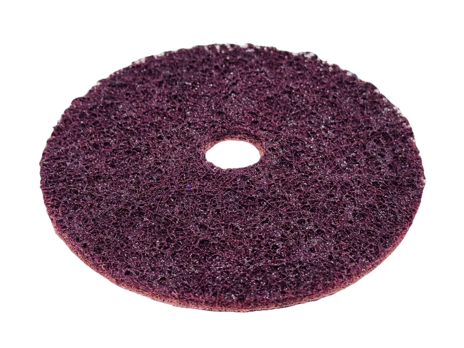 100 Scotch-Brite 4” x 5/8" Coarse Hook Loop Precision Surface Conditioning Disc 2