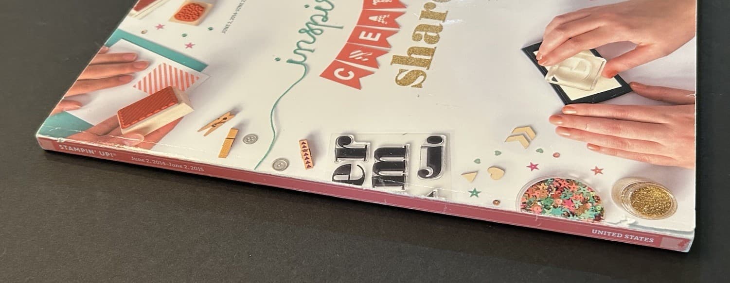 Stampin' Up! Idea Book & Catalog 2014 - 2015 Stamping Card Making Techniques 3