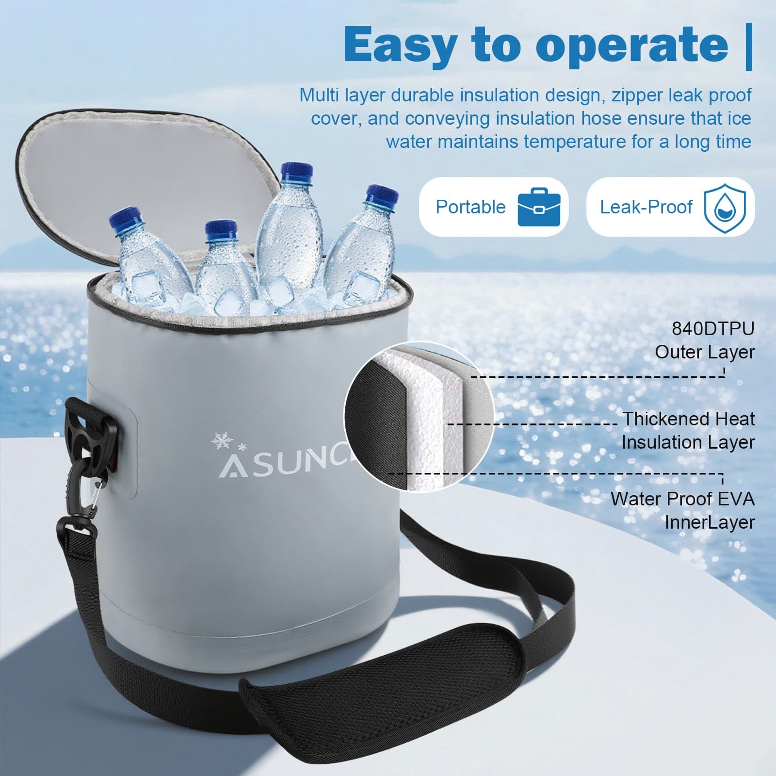 Portable Ice Therapy Machine Programmable for Post-surgery Recovery Pain Relief 2