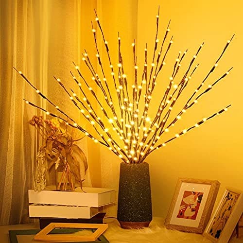 Lights Twig - 60 LED Waterproof & Battery Operated Branch Lights for Vases,  5