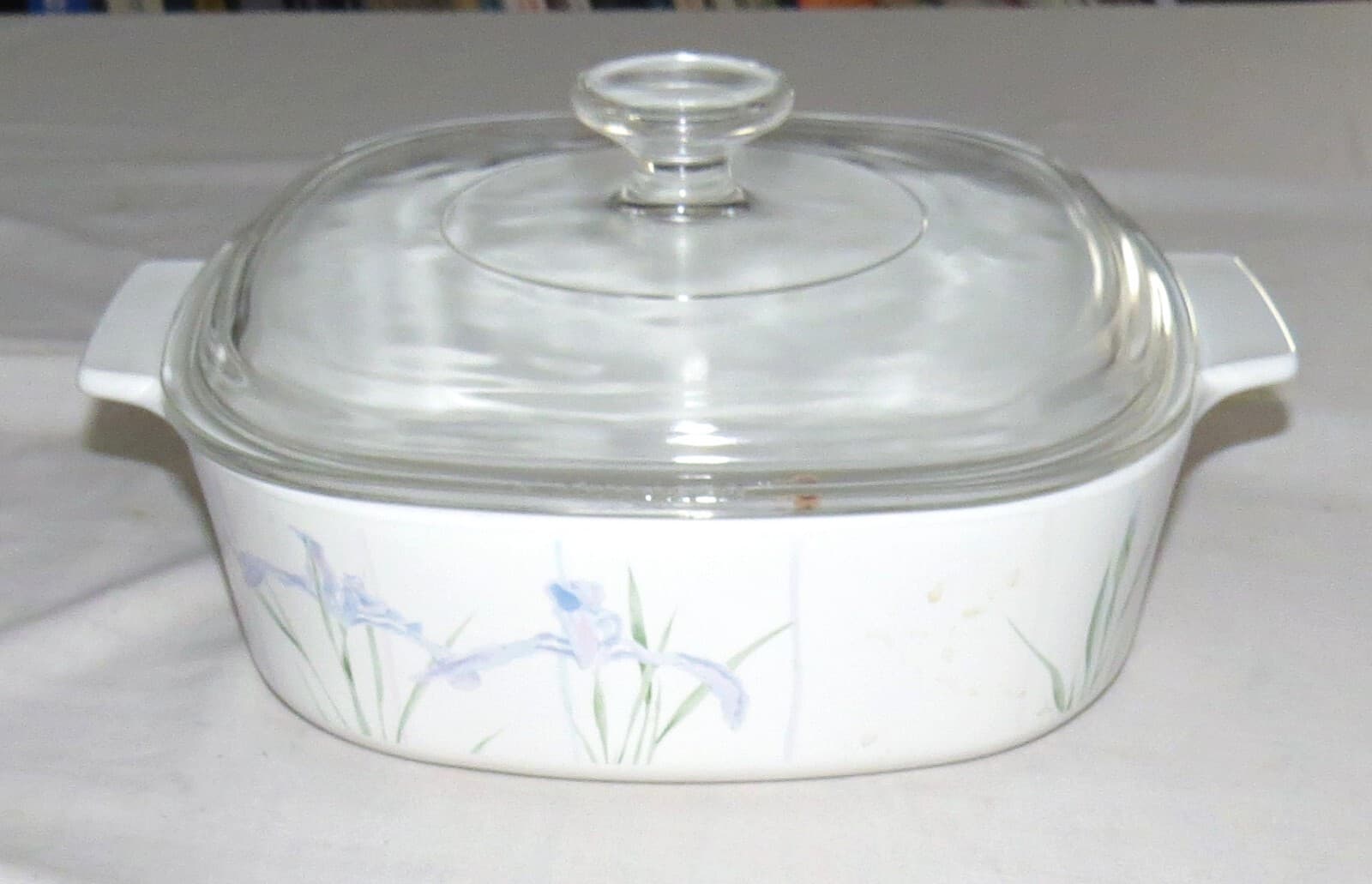 Corning Ware Shadow Iris A-2-B  2 Litre Square Lidded Casserole 3