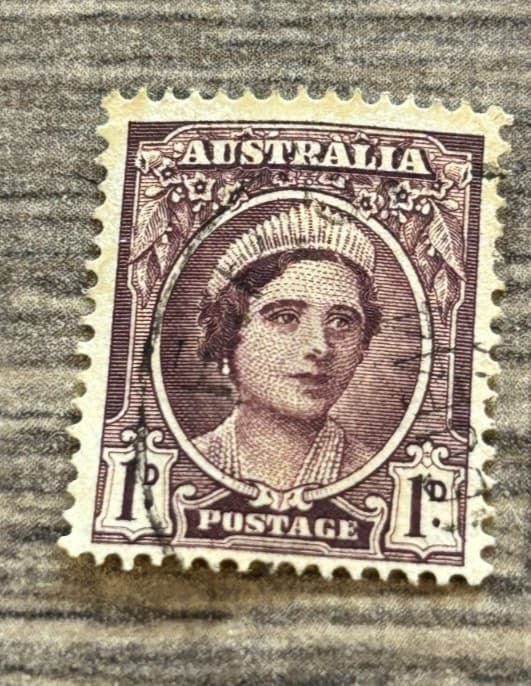 Australia 1943 Queen Elizabeth 1d Stamp #79