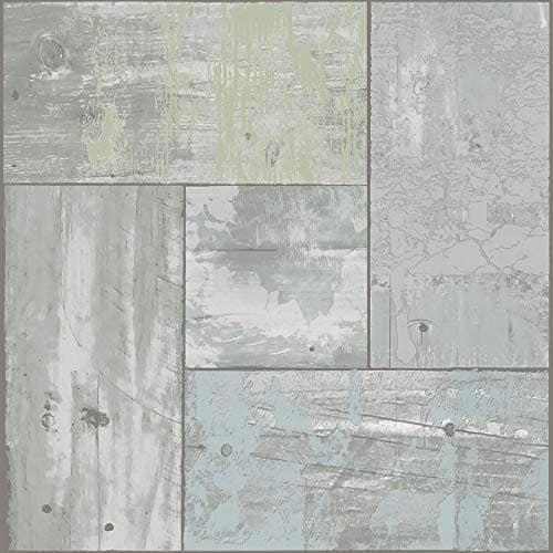  FP3290 Boardwalk Peel & Stick Floor Tiles, Grey 