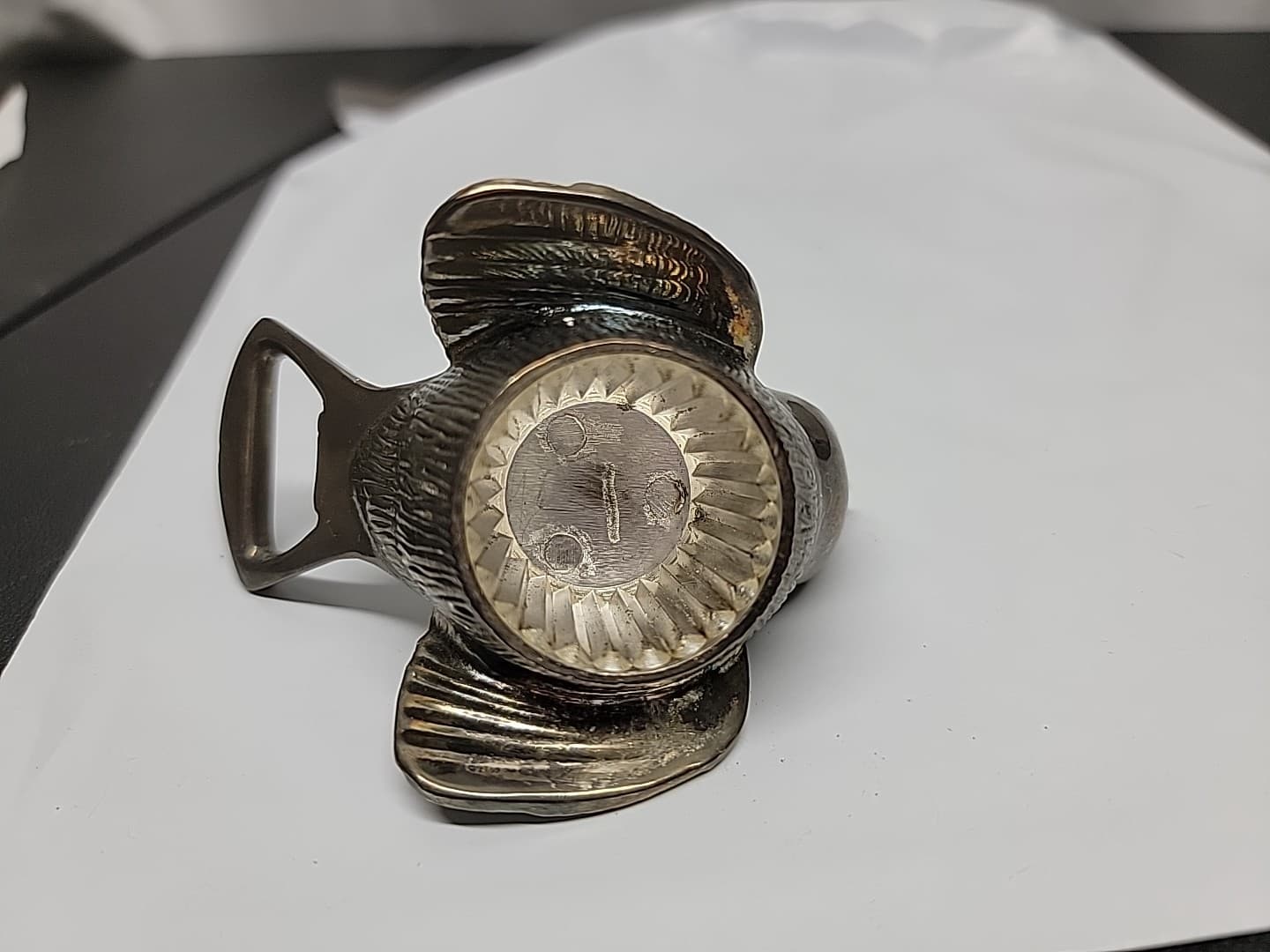 Purchase For Reagan. Brass Bird Bottle Opener Figurine. 4