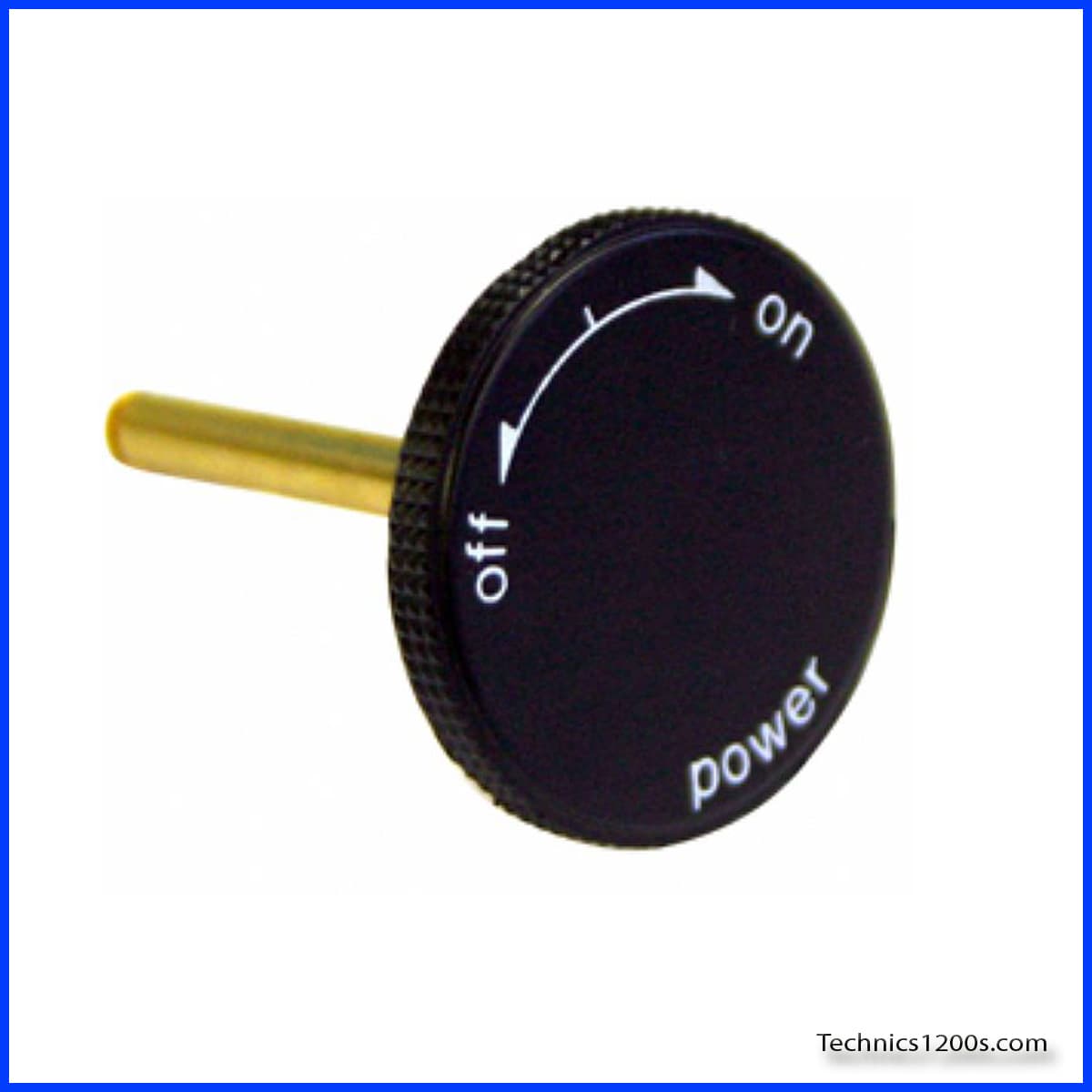 NEW TECHNICS SL 1200 1210 TURNTABLE POWER ON OFF KNOB MK2 Sub SFKT122-01E2