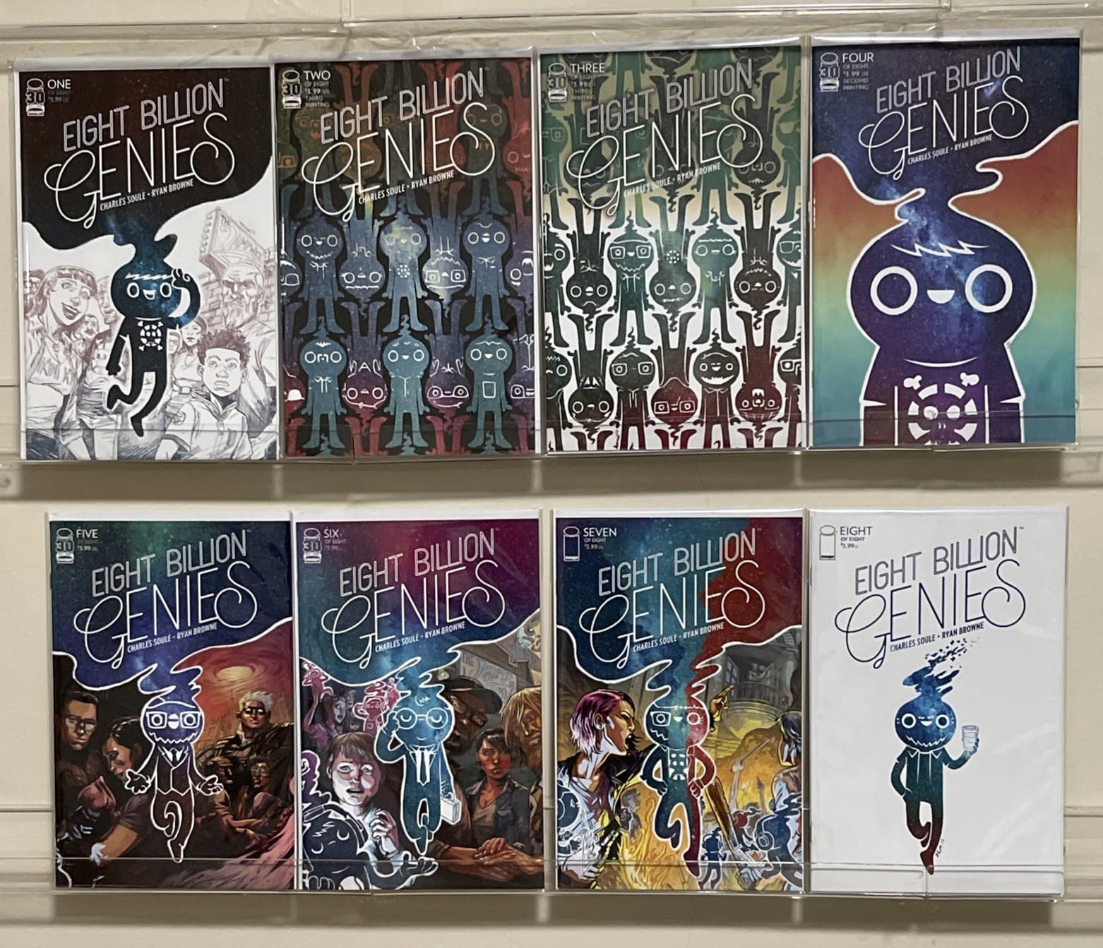 EIGHT BILLION GENIES 1 2 3 4 5 6 7 8 Complete Set 1-8 (2022) (PLEASE READ DESC)