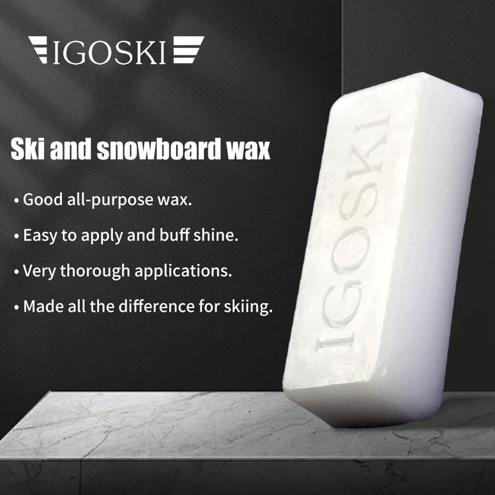 Ski Wax for Snowboard 180G – Universal Glide Wax for Optimal Performance in Any 4