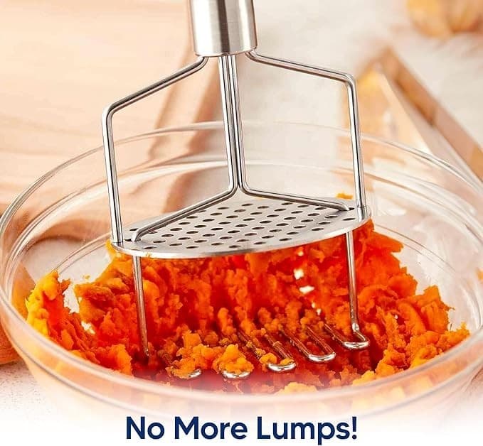 The World’s Greatest Dual Action Potato Masher and Ricer 18/8 Stainless Steel 3