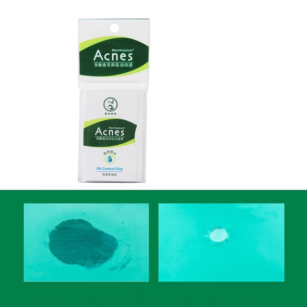 5 Package Mentholatum Acnes Oil Control Film Refreshing Oil Blotting Paper 4
