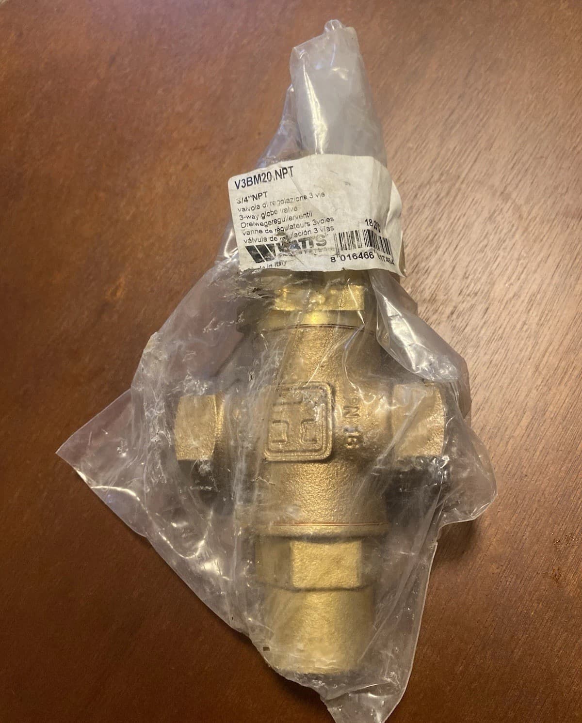 WATTS V3BM20 / 3-Way Mixing Valve / 3/4” NPT / NEW!!!🇺🇸 4