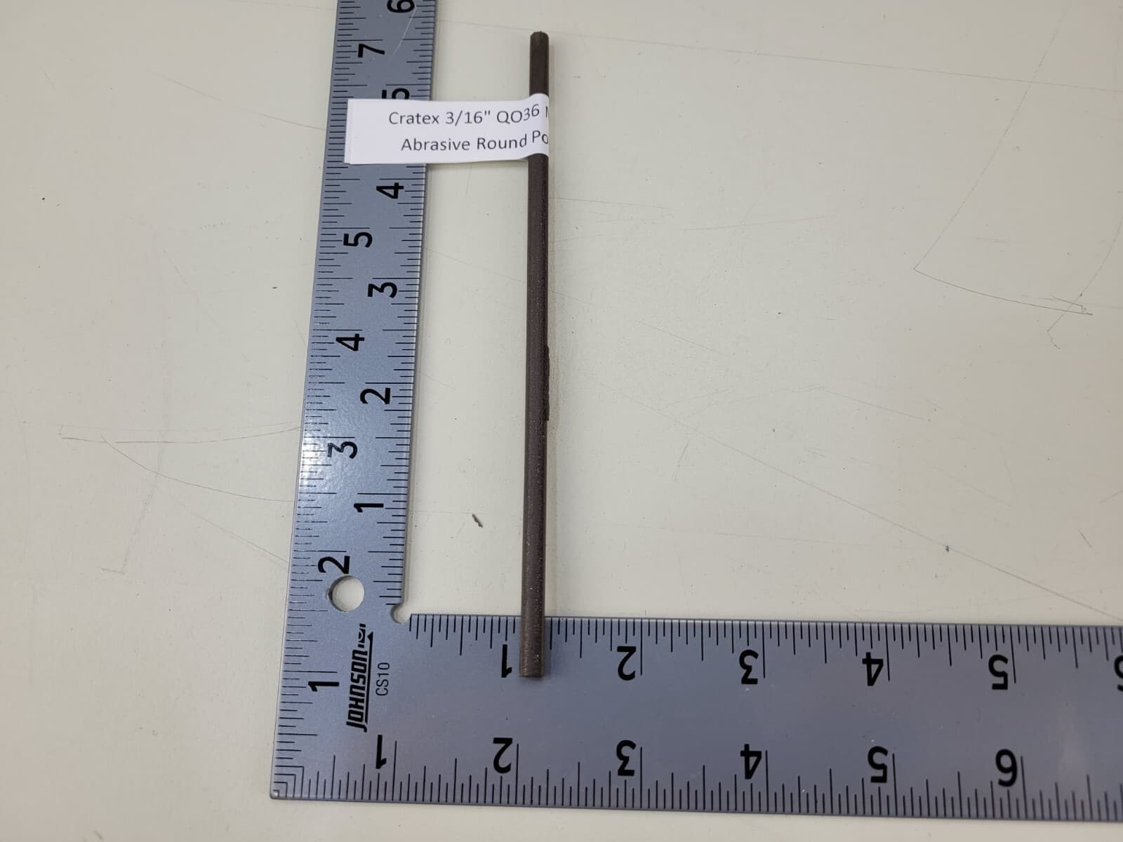 Cratex 3/16" QO36 M Medium Rubberized Abrasive Round Polishing Stick Q036-M 4