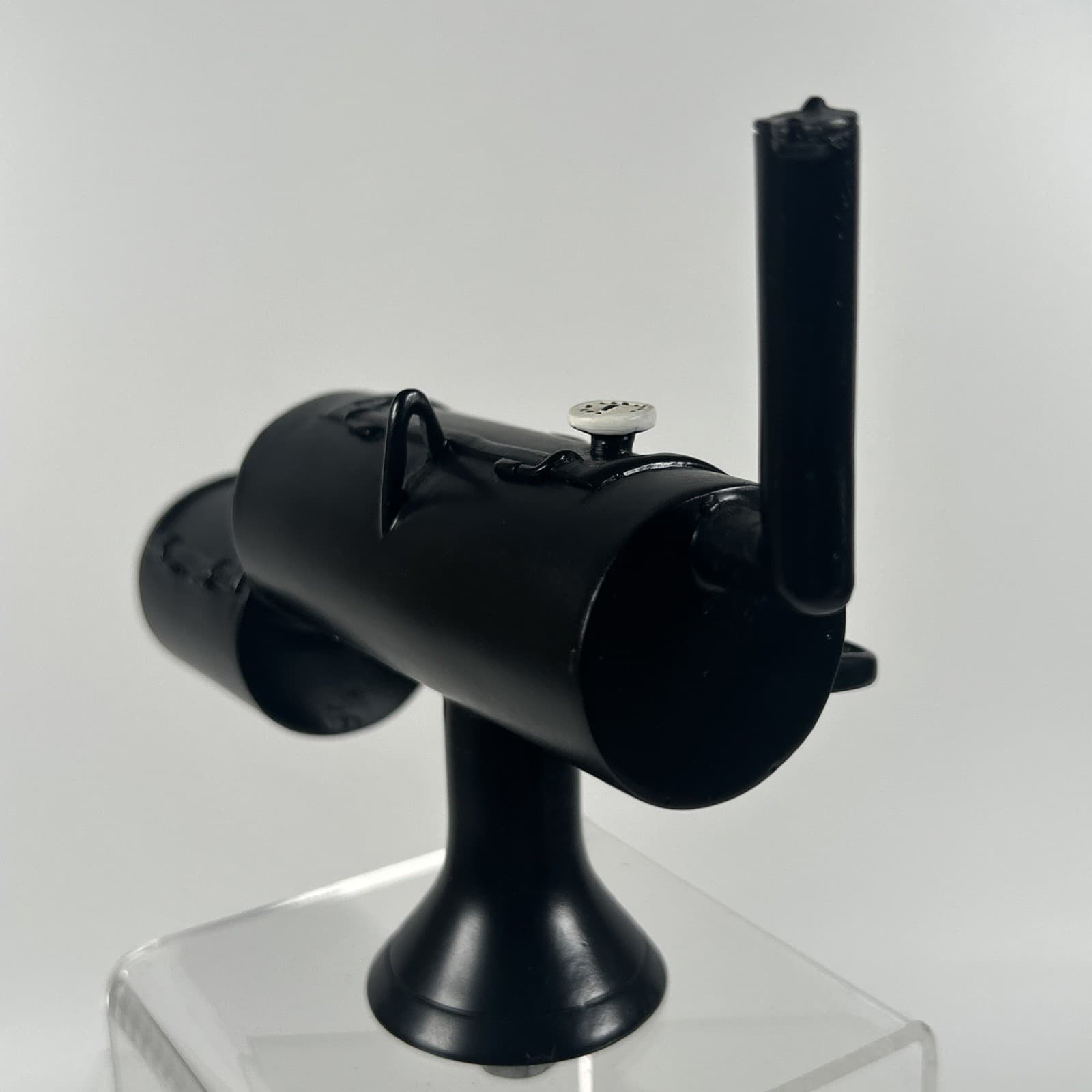 BBQ offset smoker pit, Grill screw on Trophy Topper black 5.75" 5