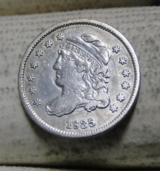 1835 Capped Bust Half Dime