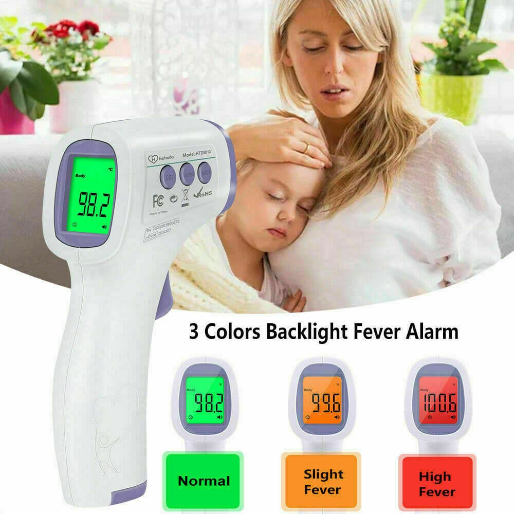 Medical NON-CONTACT Body Forehead IR Infrared Laser Digital Thermometer 2