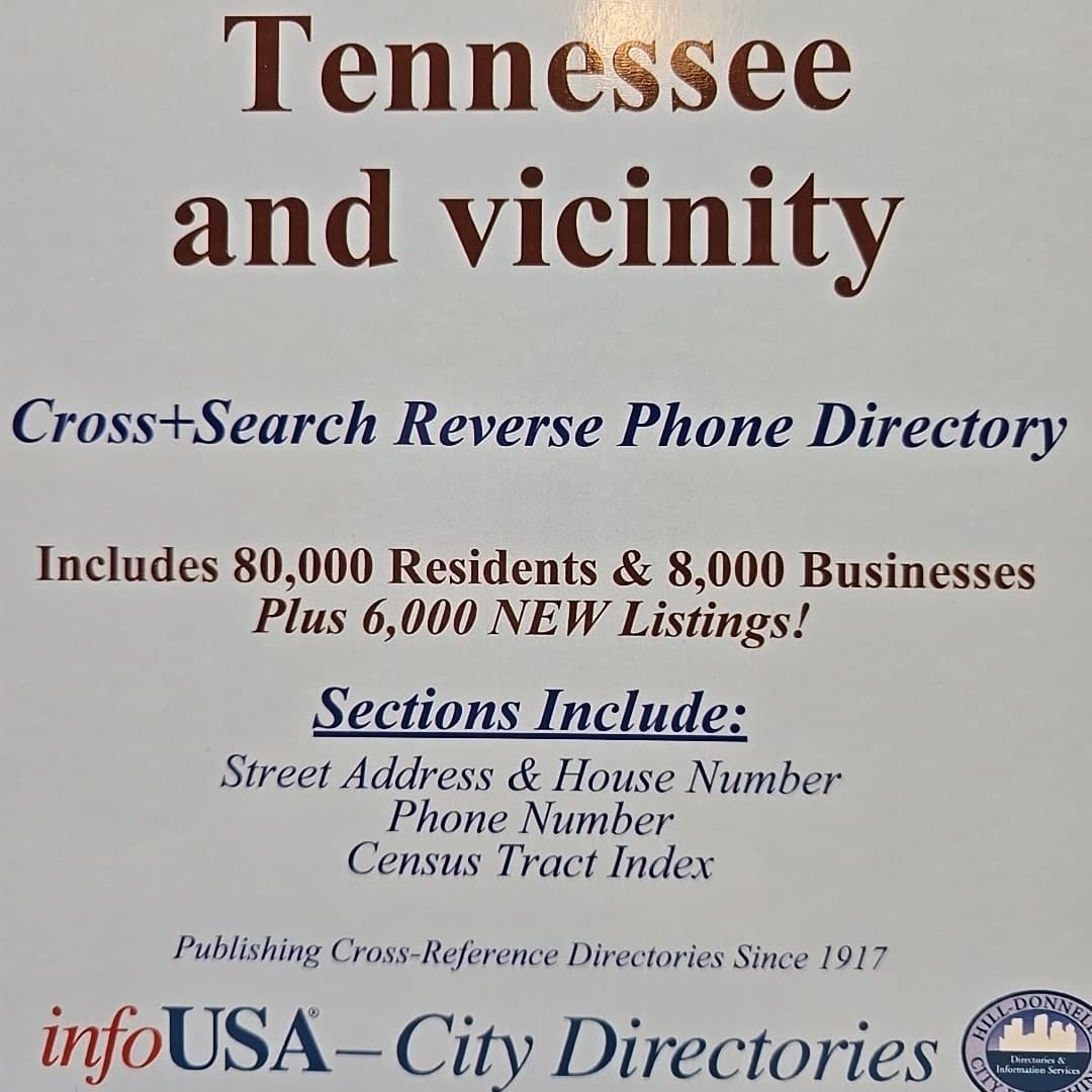 Johnson City Tennessee and Vicinity - City Directory - 2007-2008 Edition 2
