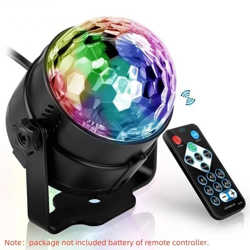 Party Magic Disco Ball Light LED Club RGB Rotating KTV Bar DJ Stage Light Remote 3