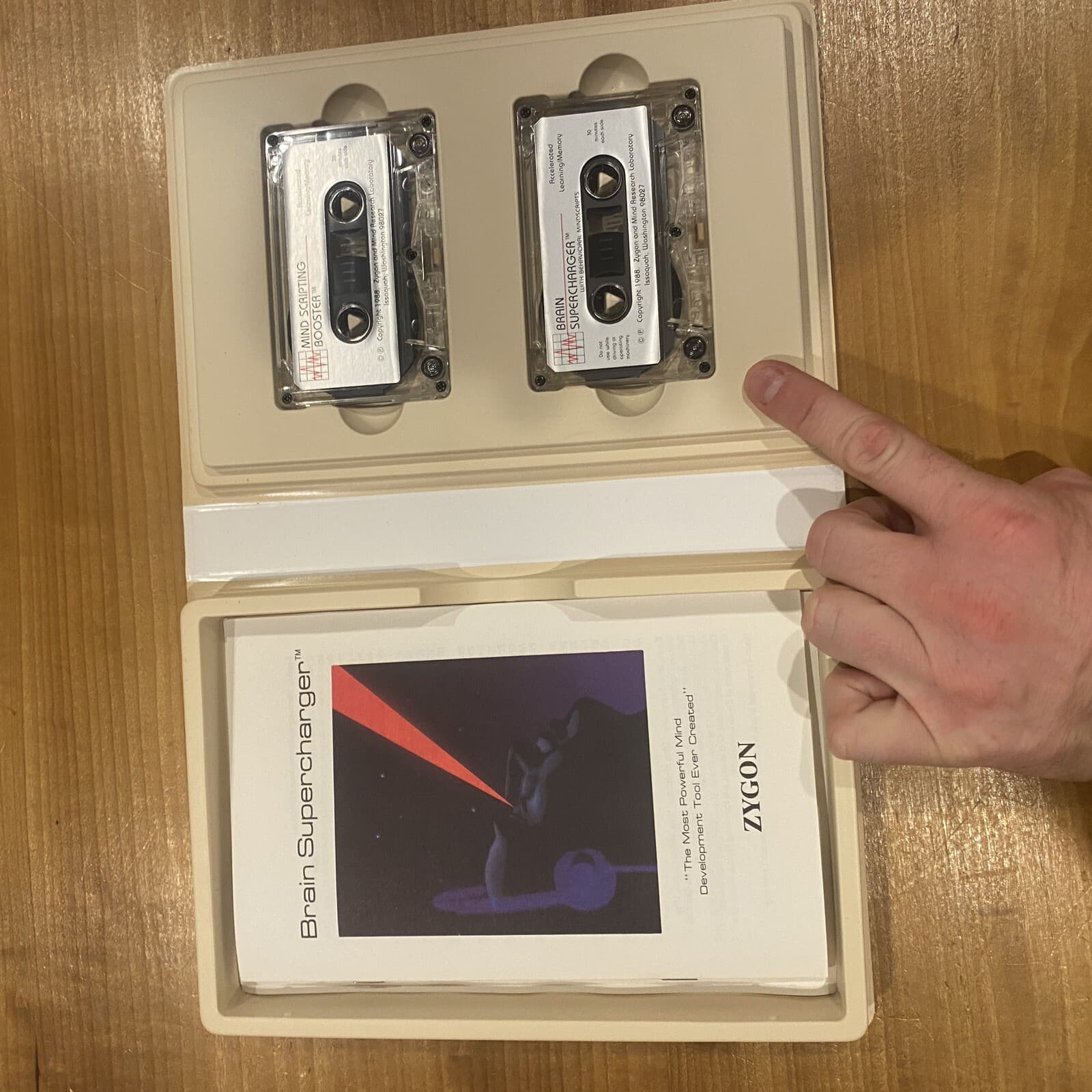 Zygon Brain Supercharger Subliminal System Tapes Accelerated Learning Memory VTG 5