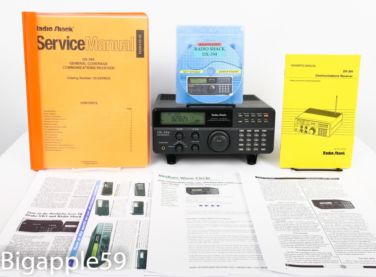 Radio Shack DX-394 Receiver Shortwave AM SSB Radio GREAT FOR BEGINNING LISTENER 2