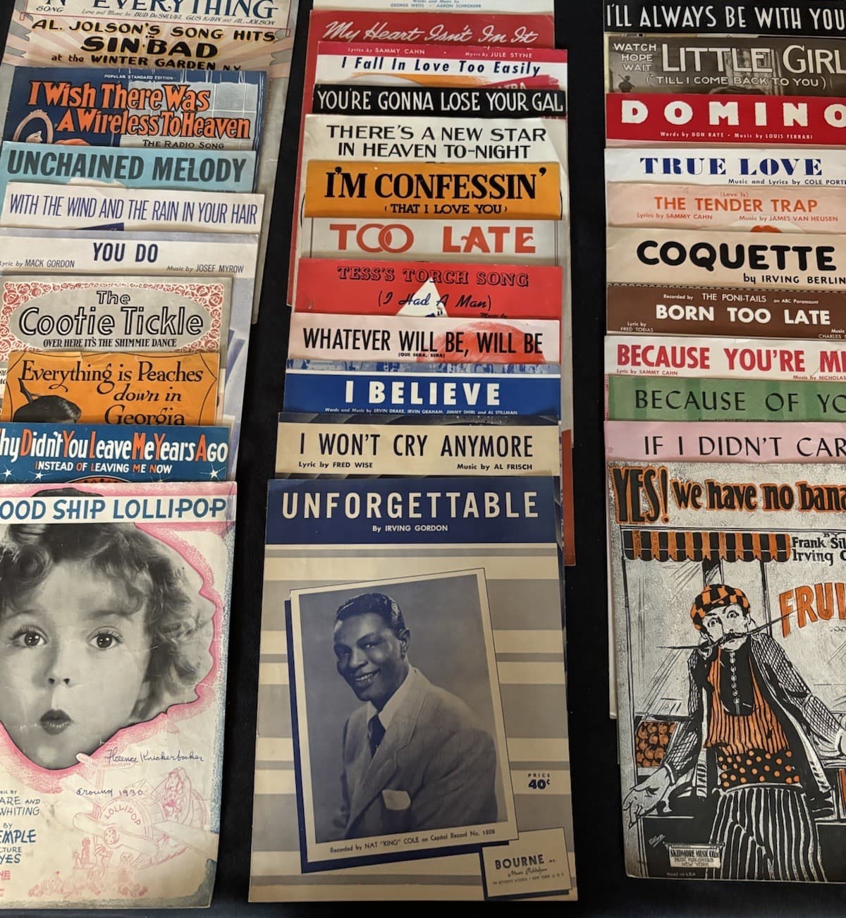 32 Vintage Sheet Music