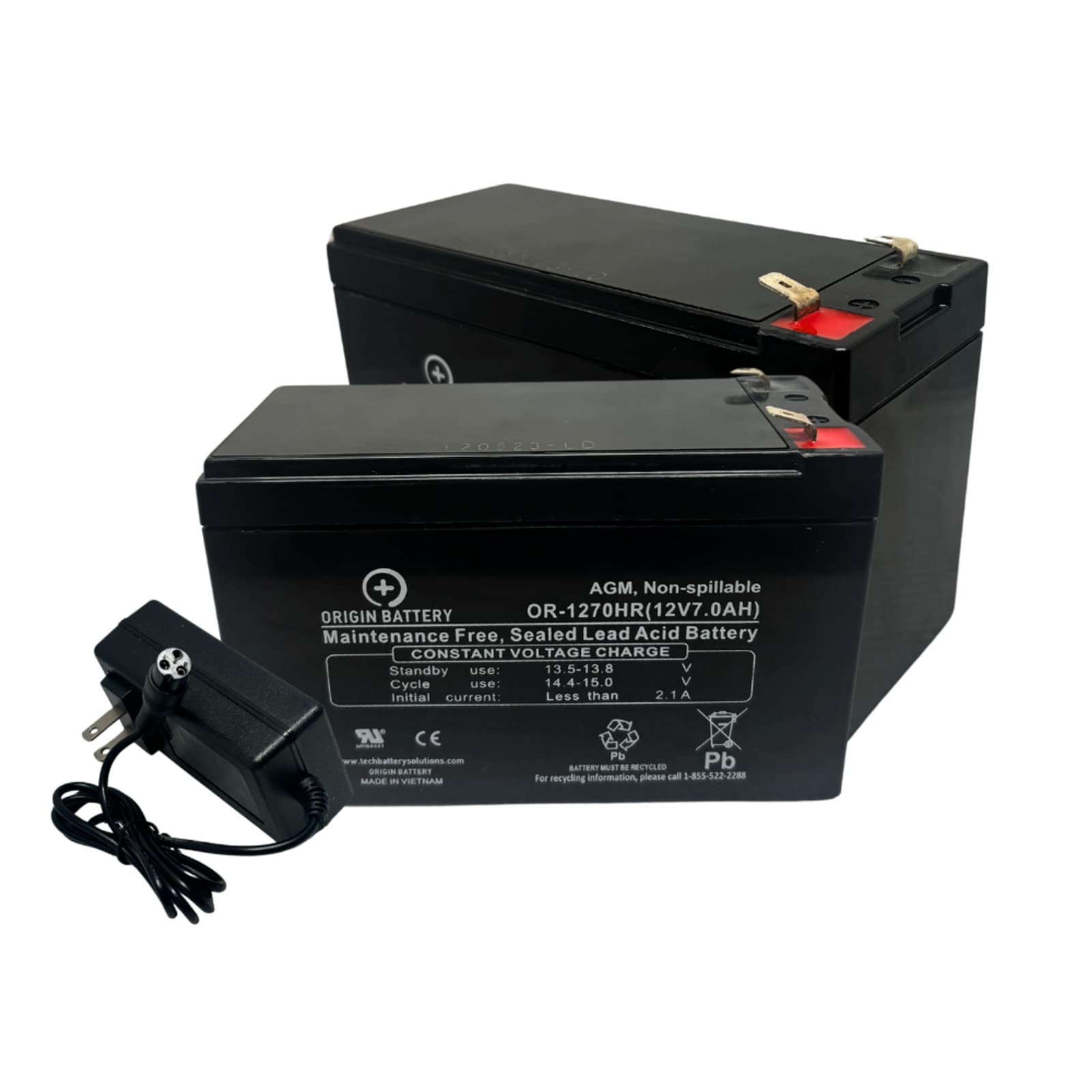 Razor Rebellion Chopper Battery and Charger Kit 12V 7AH High-Rate w/Razor Charge