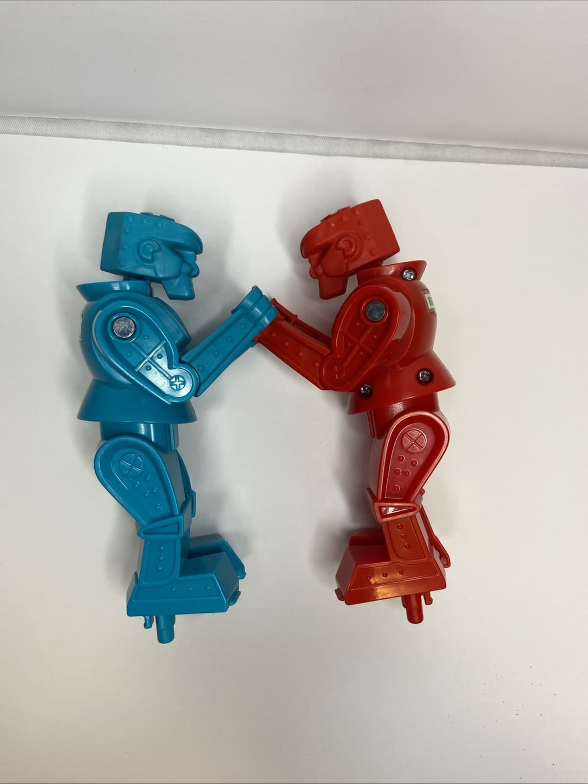 Marx Vintage Rock'em Sock'em Robots 1973 Blue Bomber Red Rocker 3