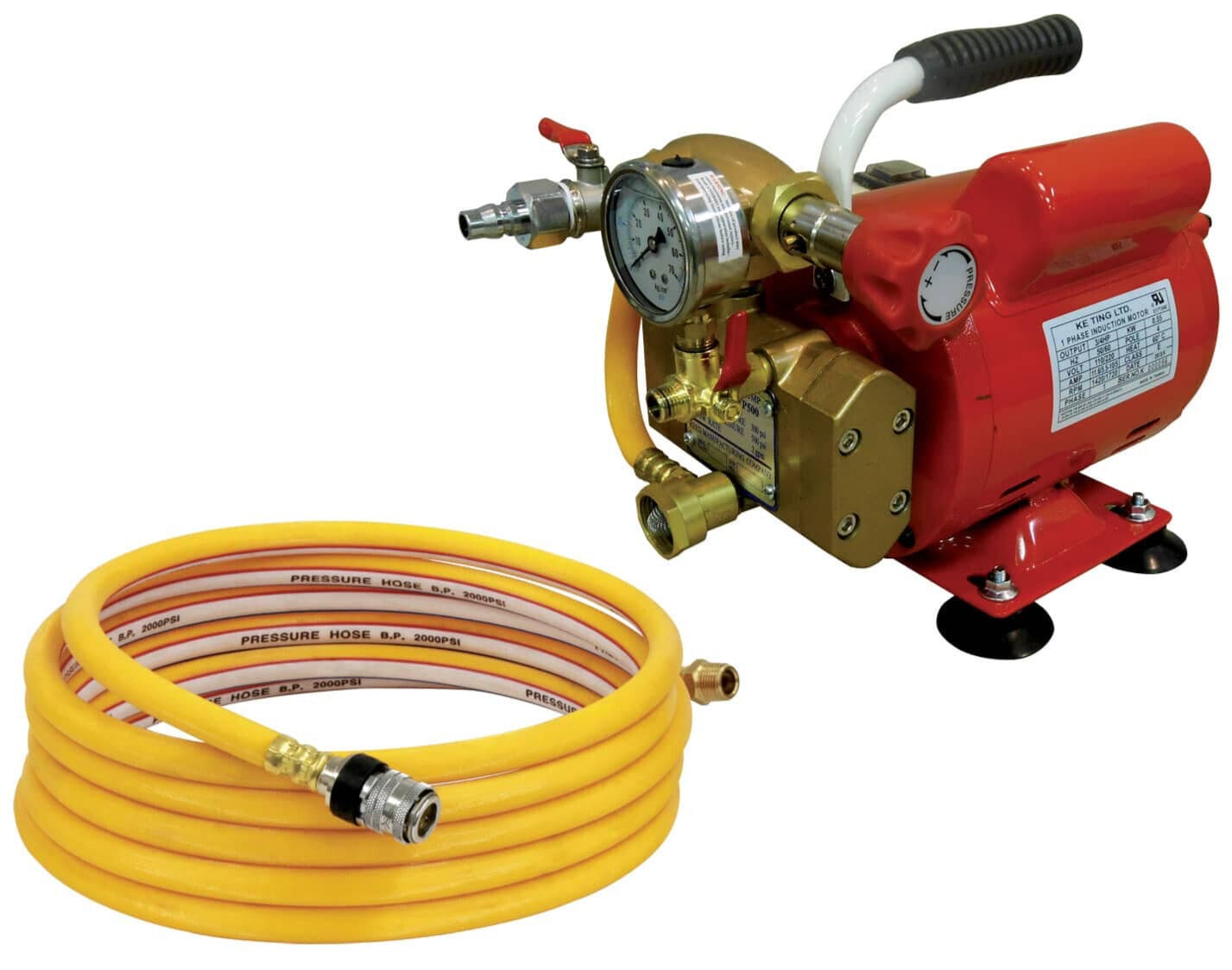 Electric Hydrostatic Test Pump 500 Psi, 110V Reed EHTP500