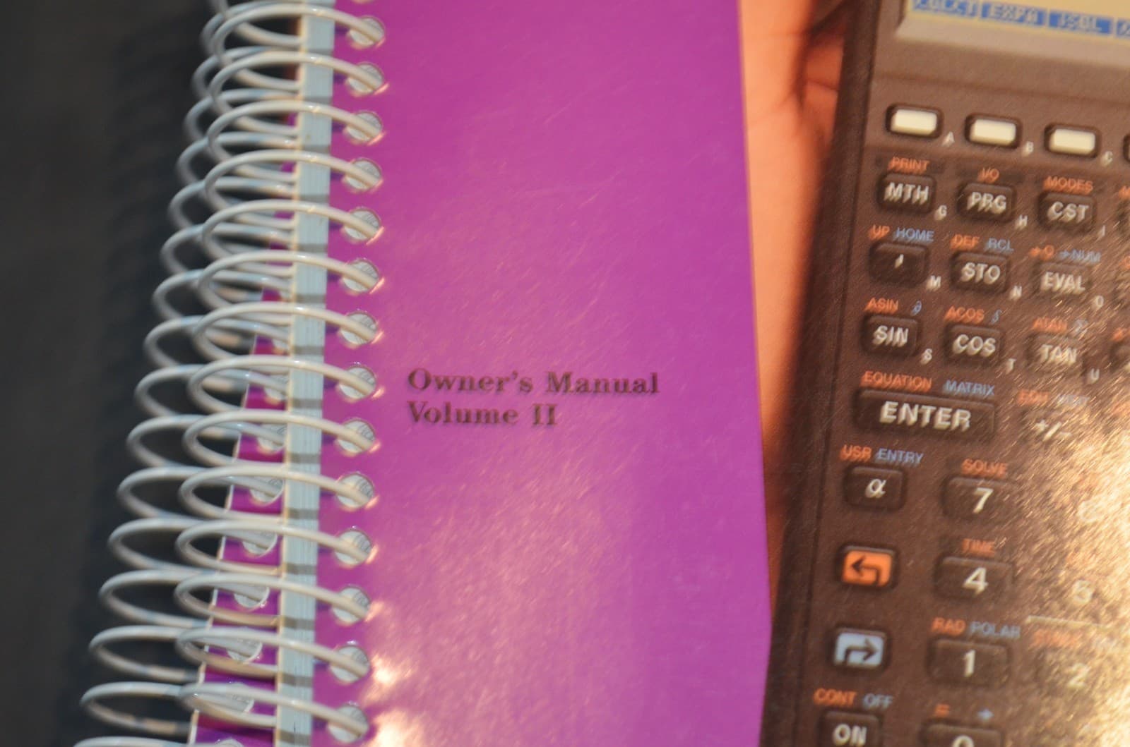 HP 48SX Scientific Expandable | Owner’s Manual Volume 1 and 2 Set 6