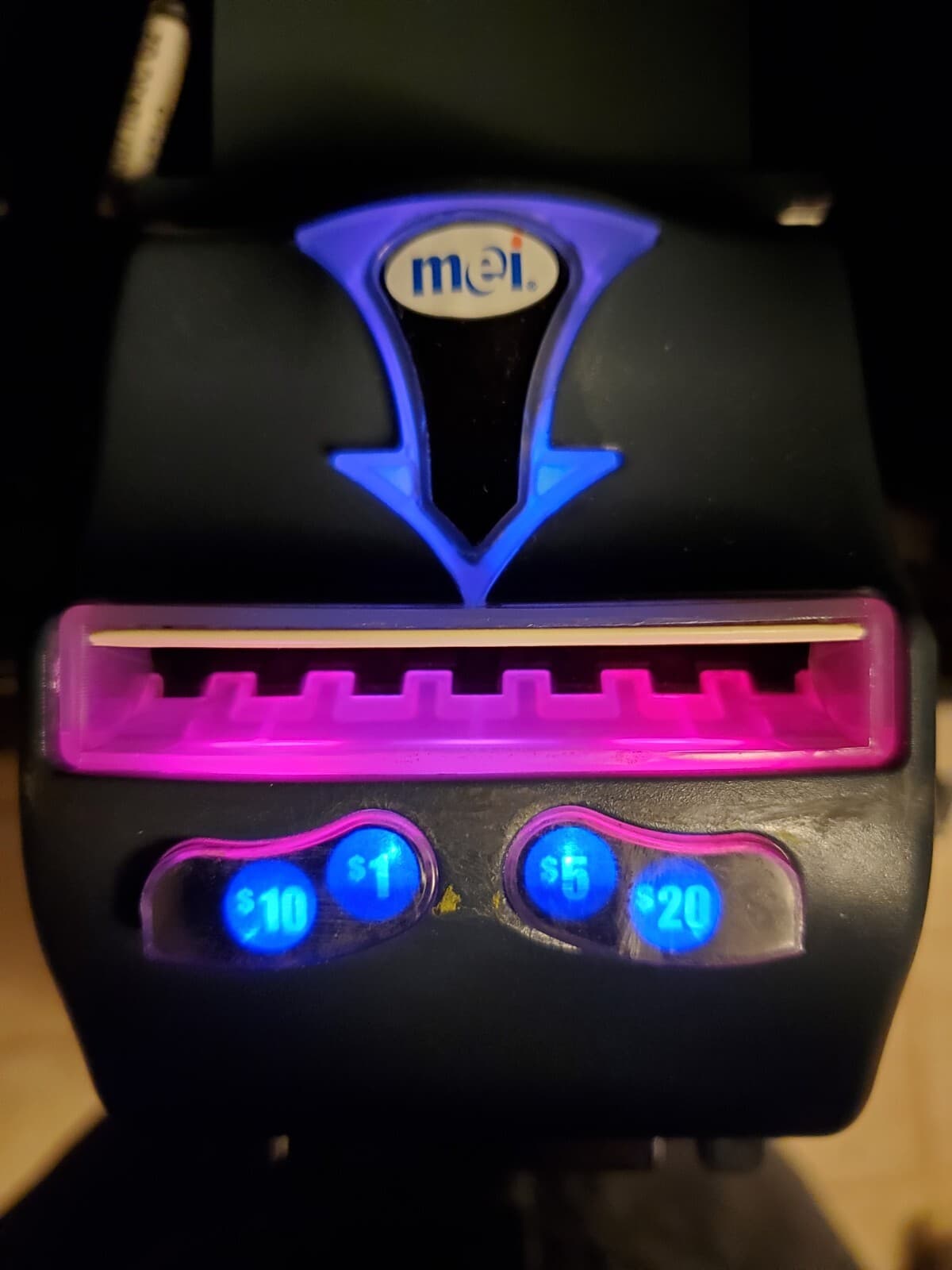 MEI MARS CPI VN 2702 High Visibility Bezel $1 $5 $10 $20 Bill Validator Acceptor 5