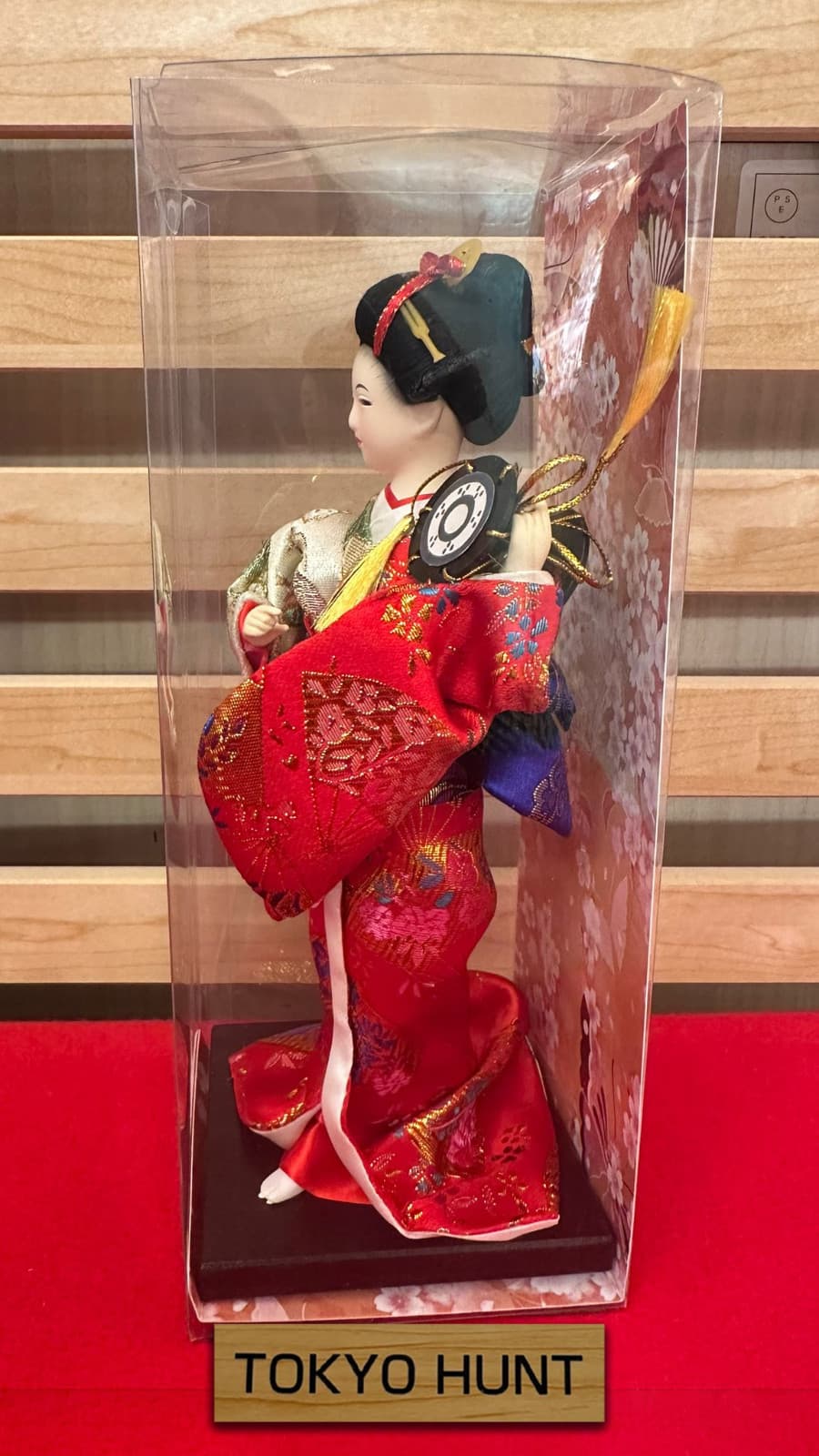 Japanese Maiko Doll in White Red Furisode 9.4 inches (24 cm) Japan 2
