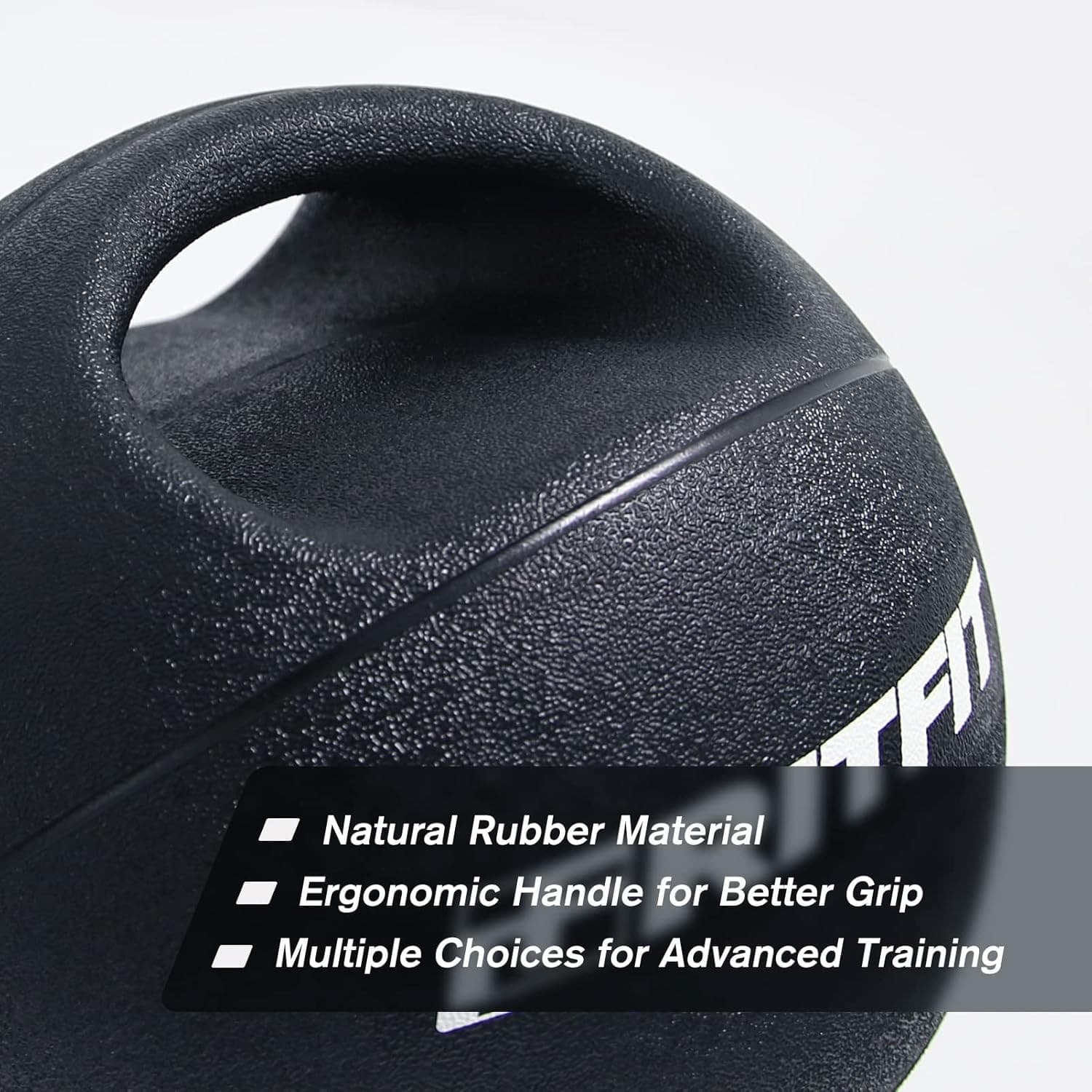 RitFit 16 Pound Weighted Medicine Ball with Handles Exercise Balance Training 2