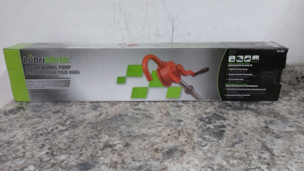 Lubrimatic 55-303 30 Gal/55 Gal 7 Oz per Stroke Hand Operated Drum Pump (AW) 4