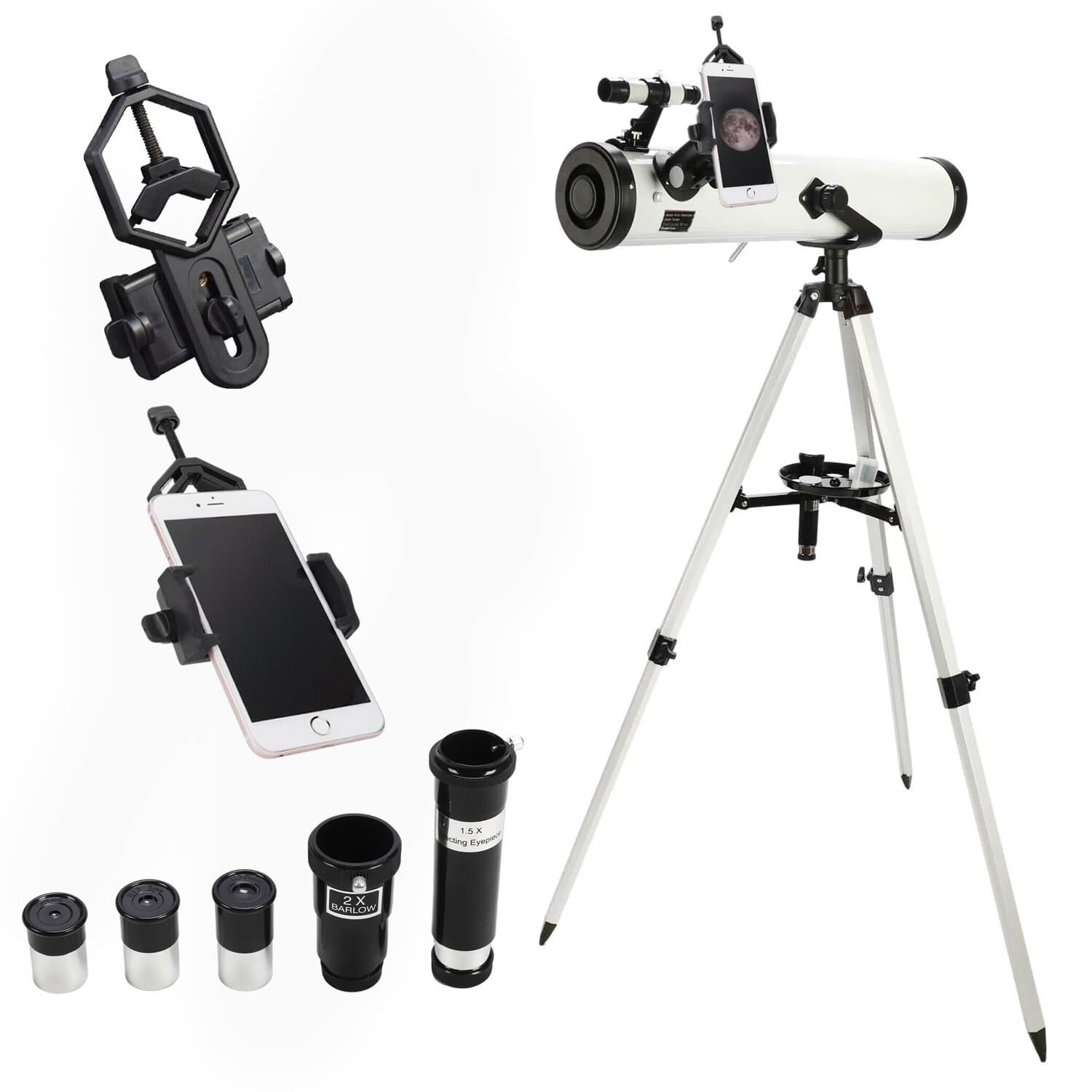 Professional 76X700 Astronomical Telescope - 350X High Magnification, HD 2