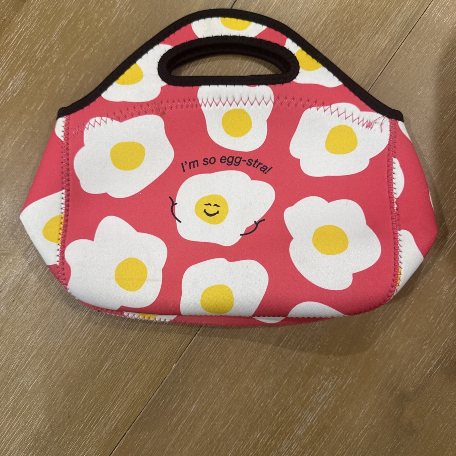 I’m So Egg-Stra! Pink Lunch Tote 3