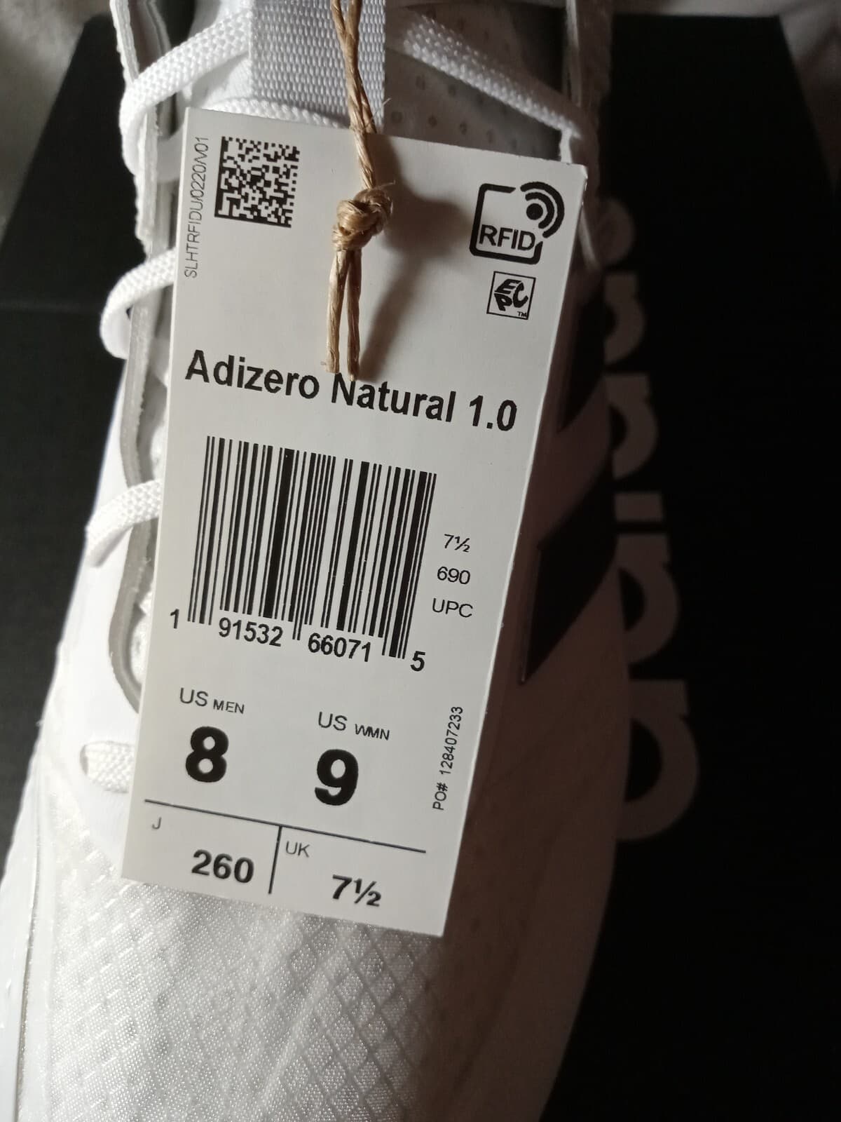 Adidas Adizero Natural 1.0 Lacrosse Football Cleats White Men's Size 8 (Y103) 6