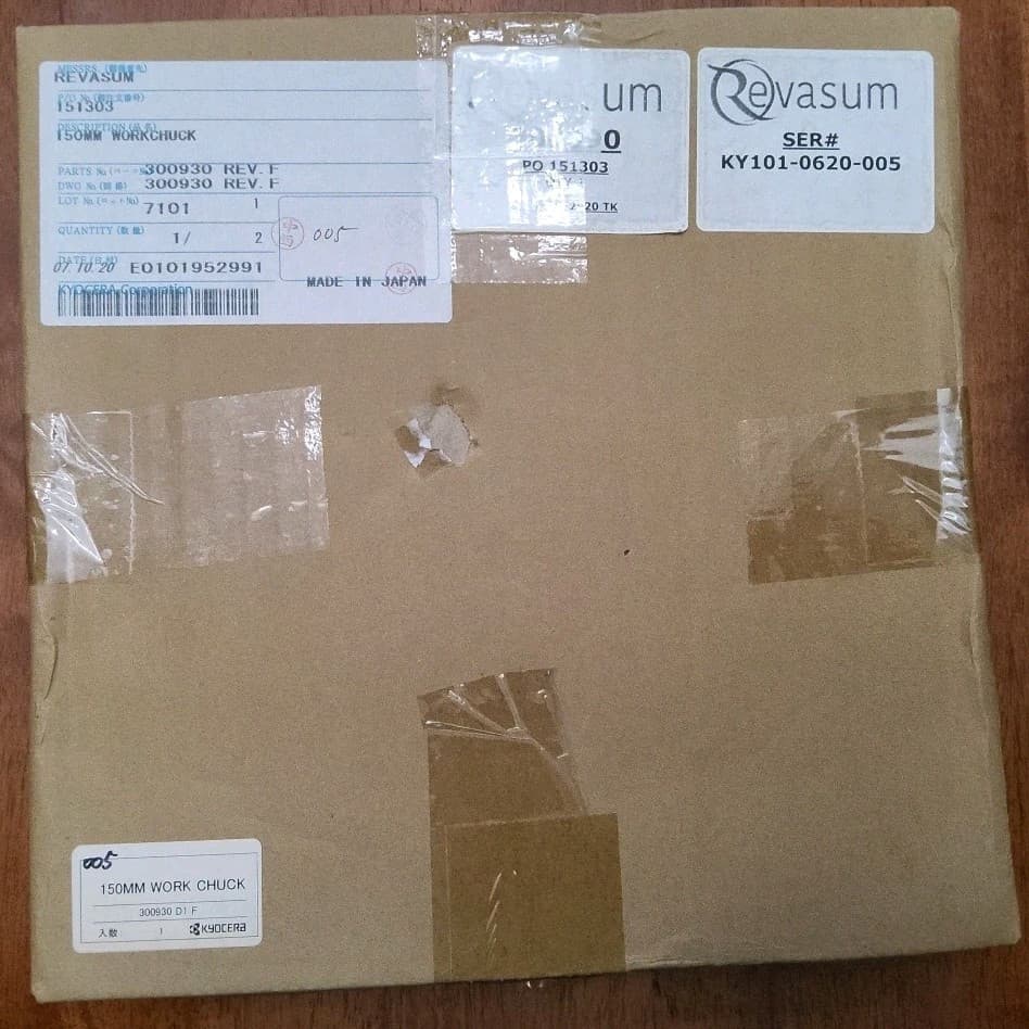 Revasum/Strasbaugh/Lapmaster 7AF/HMG 6"/150m Wafer Grinding Chuck Kyocera 