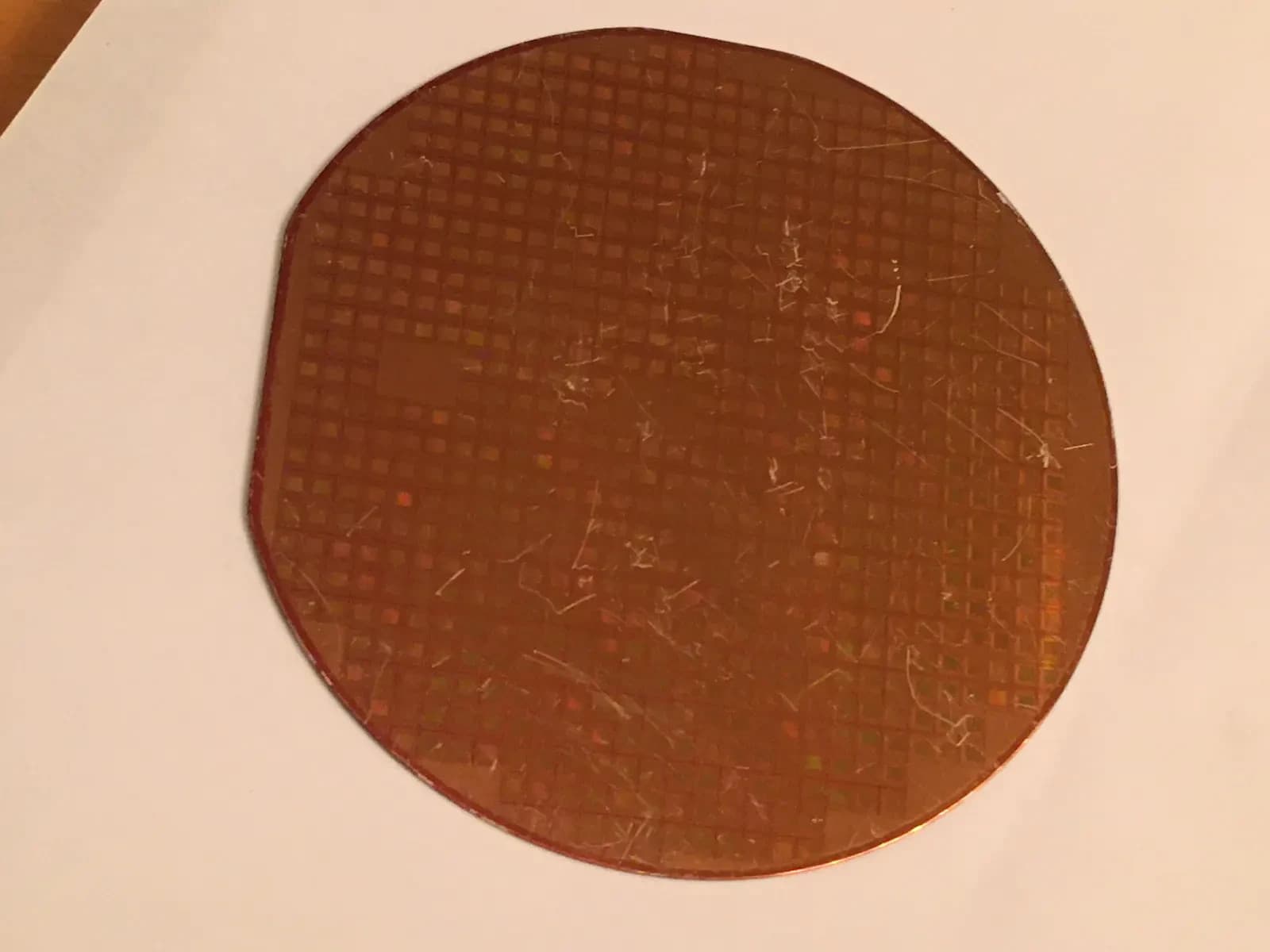 4" Unknown  Silicon Wafer 1980s Extremely Rare 3