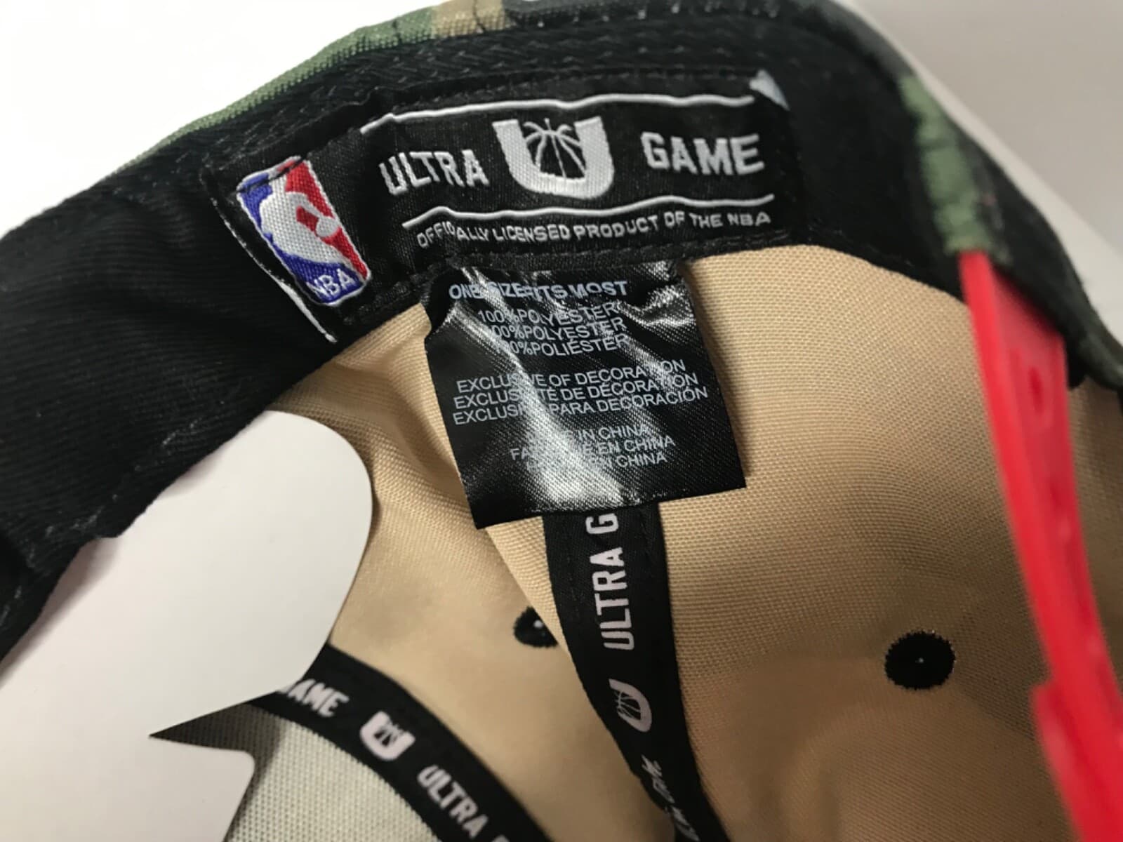 Chicago Bulls Camouflage Snapback Hat Cap / New /NBA Ultra Game 3