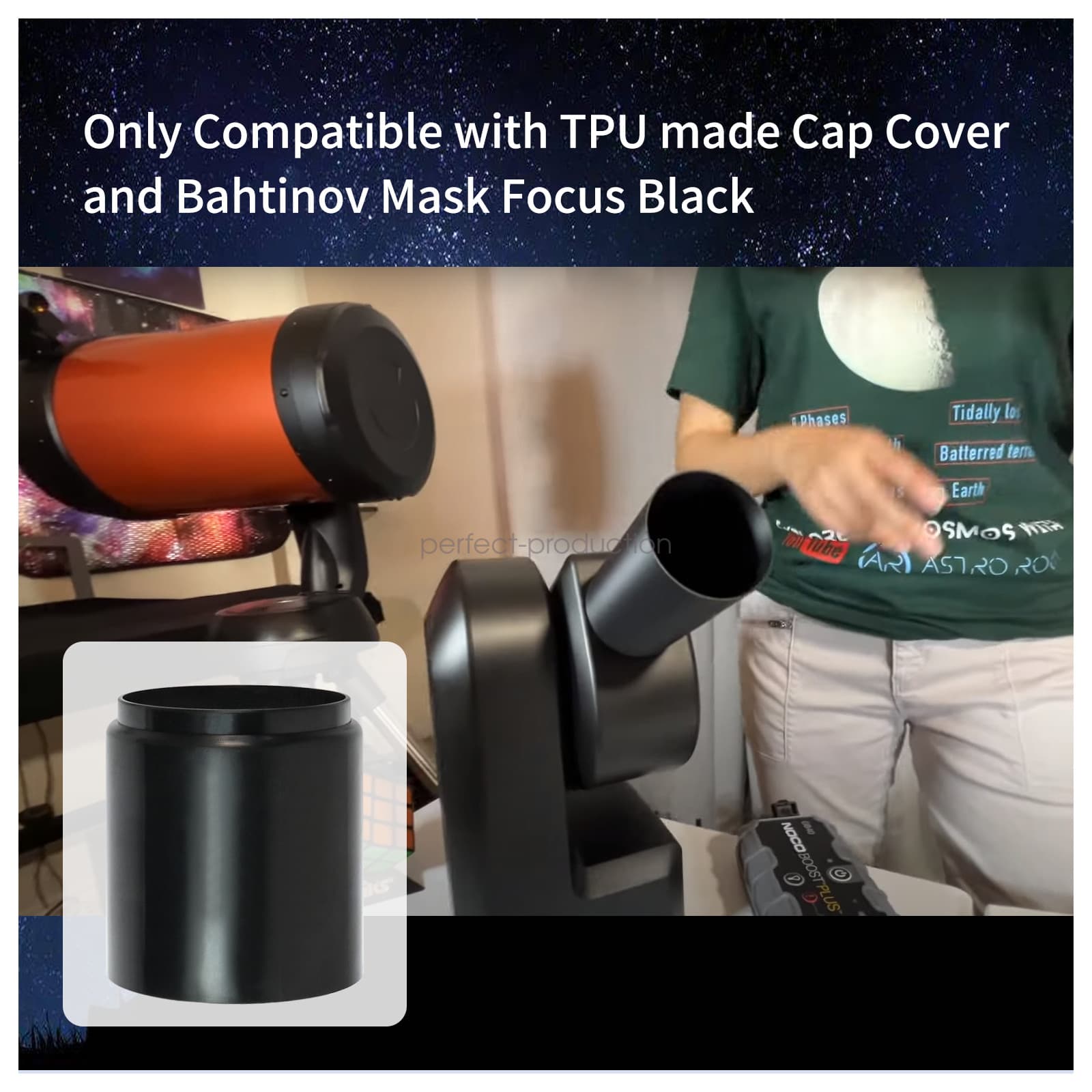 Dew Shield Fit for ZWO Seestar S50 telescope Accessories 4