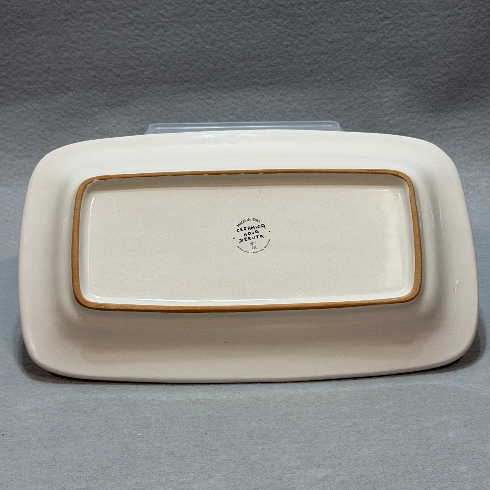 Ceramica Nova Deruta Italian Serving Platter Majolica Hand Painted Rectangular 2