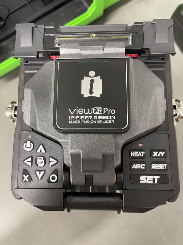 INNO VIEW 12R PRO FIBER RIBBON ARC MASS FUSION SPLICER KIT W/ V11 CLEAVER 5