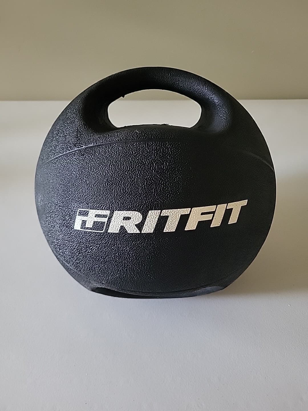 RitFit 16 Pound Weighted Medicine Ball with Handles Exercise Balance Training 5