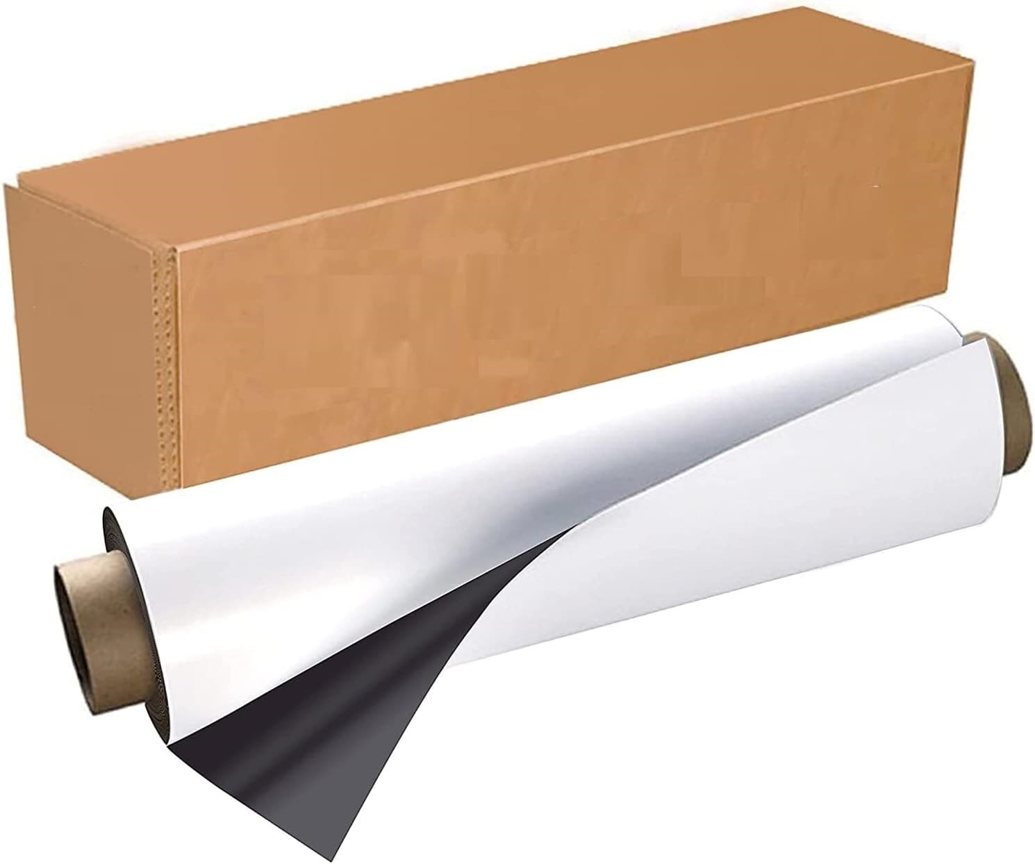 Flexible Inkjet Roll of Magnetic Sheeting - 24" x 100' x 20 mil (White)