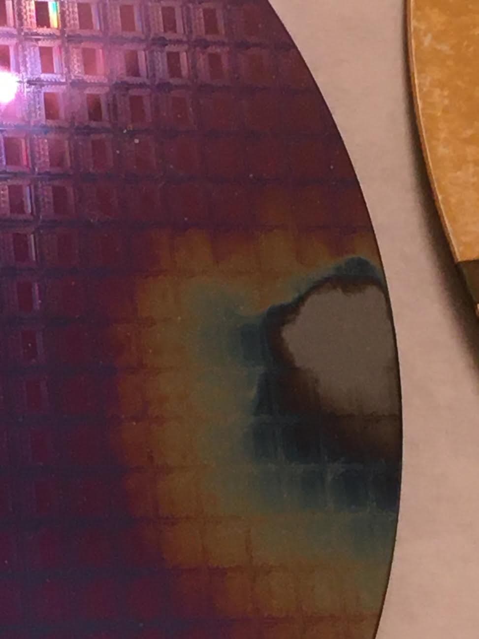 4" Unknown SEH Experimented Silicon Wafer 1980s Unique One of a Kind 2