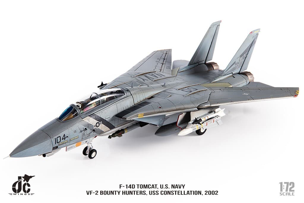 F-14D Tomcat, US Navy, VF-2 Bounty Hunters, 2002, 163900, 1/72, JCW-72-F14-008 6