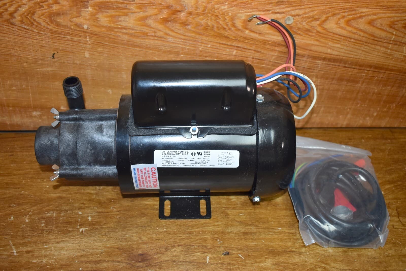 Little Giant Pump TE-5-MD-HC 584604 / 977454 Magnetic Drive Pump 115/230V 1/8 HP