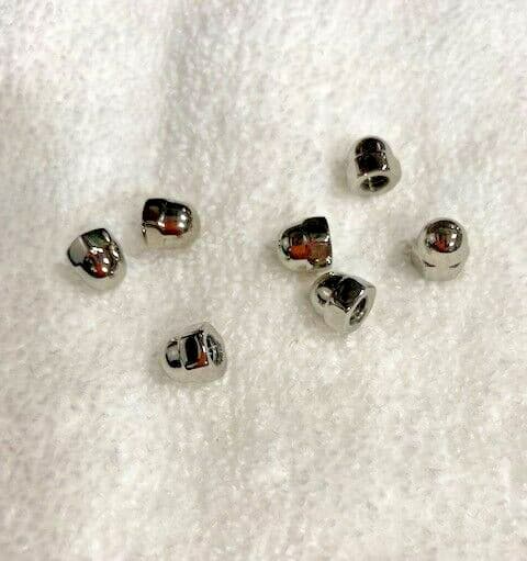 8-32 ACORN CAP NUT, Stainless Steel-SHOW POLISH- (7 pcs)