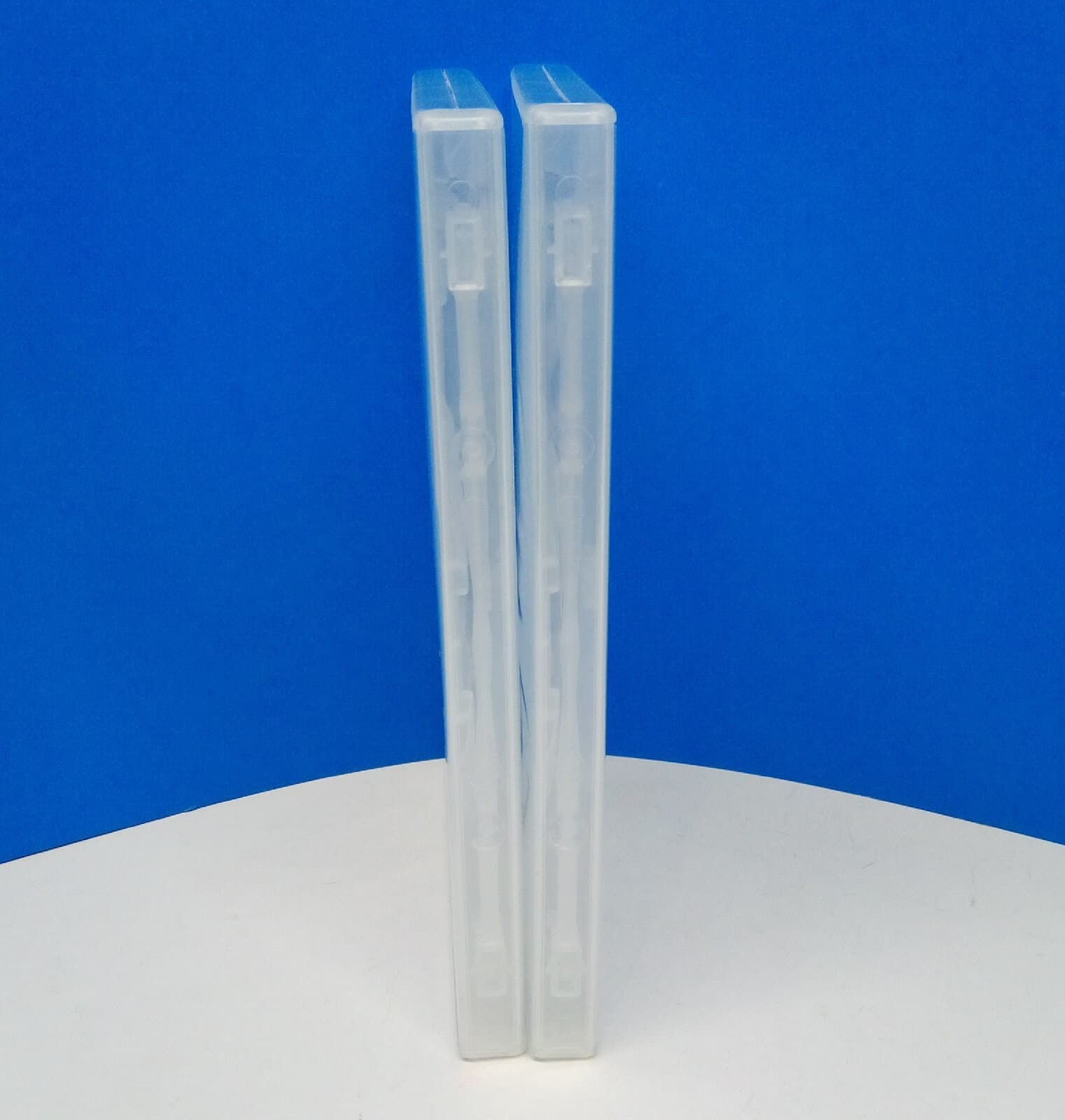 Lot Of 2  (Transparent)  3 Disc DVD Replacement Cases 5