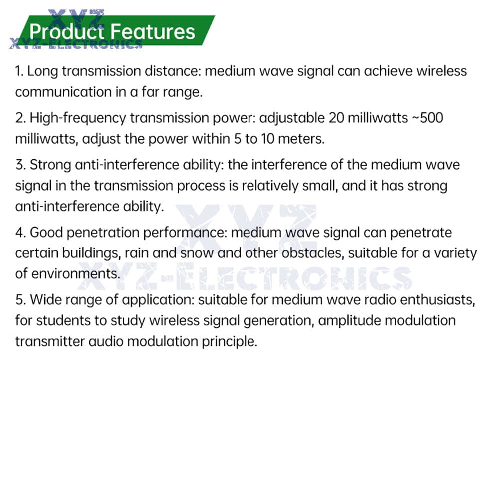 530-1600khz AM Radio Transmitter Experimental Micropower Medium Wave Transmitter 5